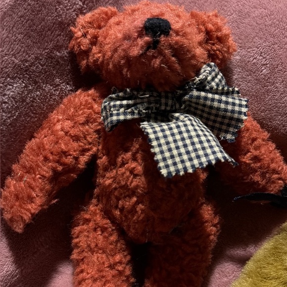 Vintage Boyds Bears Red and Brown Plush Pair - Picture 5 of 5